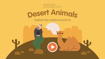 Learn Desert Animals for kids Affiche
