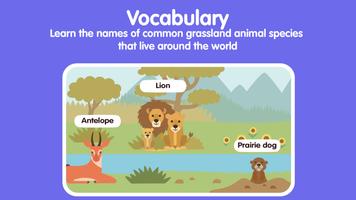 Grassland Animals for Kids capture d'écran 2