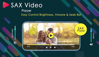 SAX Video Player - All in One HD Format Pro 2021 ảnh chụp màn hình 1