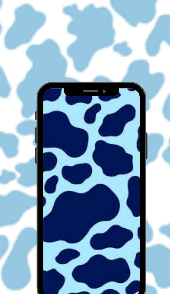 下載Blue cow print wallpapers的安卓版本
