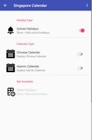 Singapore Calendar স্ক্রিনশট 3