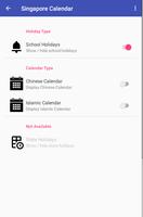 Singapore Calendar Ekran Görüntüsü 3