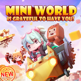 New Mini World Block Art Lock Screen HD Wallpapers 图标