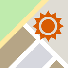 Sunrise Sunset on the Map icône