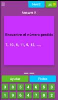 Encuentre el número perdido screenshot 2