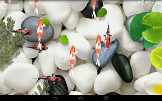 Koi Fish Live Wallpaper 3D اسکرین شاٹ 1