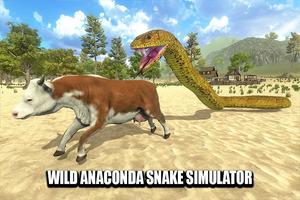 Wild Anaconda Snake Attack 3D captura de pantalla 3