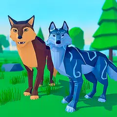 Скачать Wolf Simulator Fantasy Jungle APK