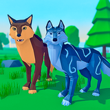 Wolf Simulator Fantasy Jungle أيقونة
