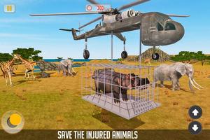 Animal Rescue: Army Helicopter ภาพหน้าจอ 1