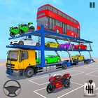 Bike Transport Truck Driver آئیکن