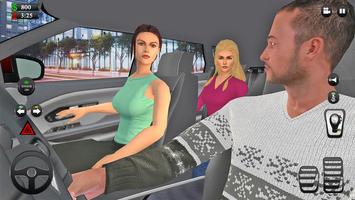 Modern Taxi Driver Car Games syot layar 2