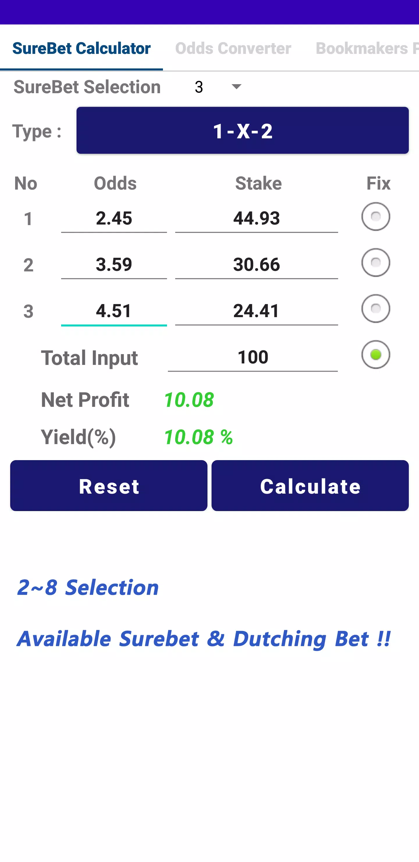 Descarga de APK de Back Lay & Sure bet Calculator para Android