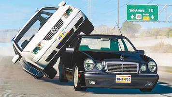 Realistic Car Crash Simulator syot layar 1