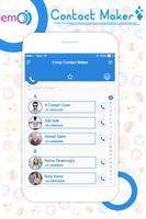 Emoji Contact Maker स्क्रीनशॉट 1