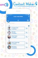 Emoji Contact Maker capture d'écran 1