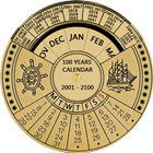 100 Years Calendar ikon