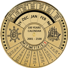 100 Years Calendar biểu tượng