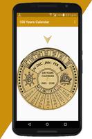 100 Years Calendar постер