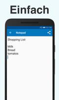 Memo: Notizblock Notiz Deutsch Screenshot 1
