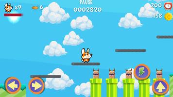 Super Dog Run Jump Racing Game ảnh chụp màn hình 1