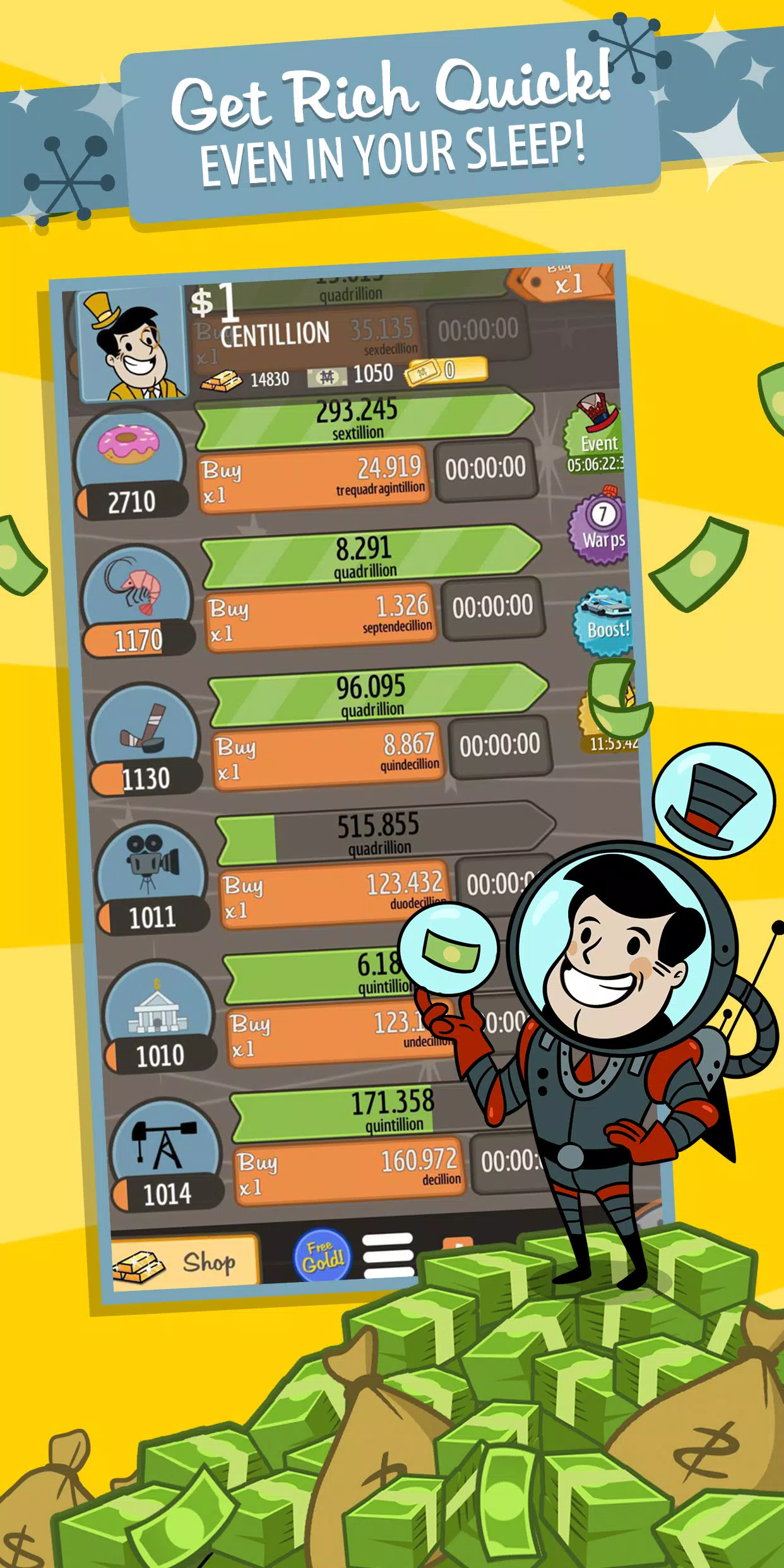 AdVenture Capitalist Mod apk [Free purchase] download - AdVenture  Capitalist MOD apk 8.22.1 free for Android.