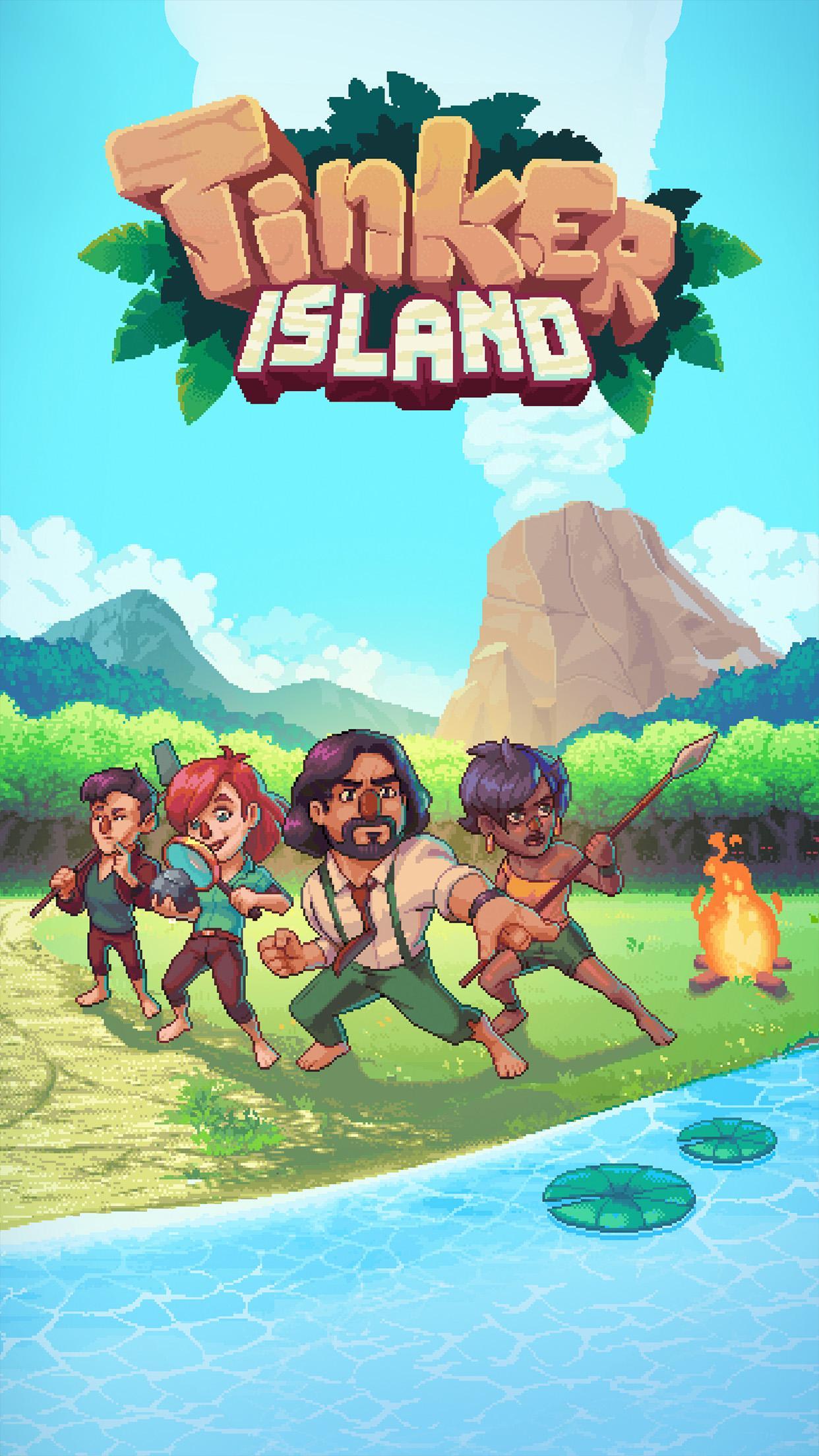 Tinker island. Приключенческая игра на острове. Выживалка на острове пикселем. Island игра на андроид.