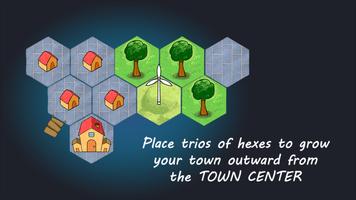 Little Town Hexagon Affiche
