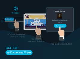 All in one Video Downloader الملصق