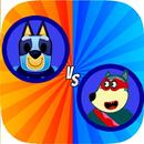 Bluey fight wolfoo APK