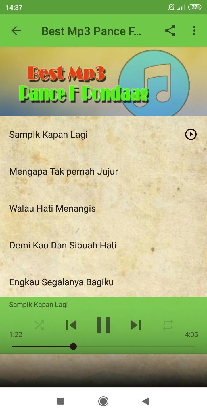 Lirik Lagu Yang Pertama Kali Pance Ance - Download Lagu Yang Pertama