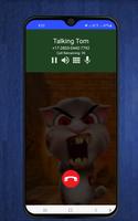 Scary Talking Tom's Video Call Cartaz