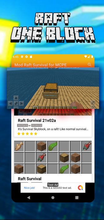 Mod Raft Survival screenshot 1