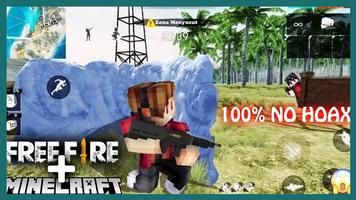 Poster Mod free fire for MCPE