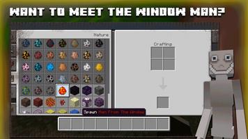Window Man mod for MCPE الملصق