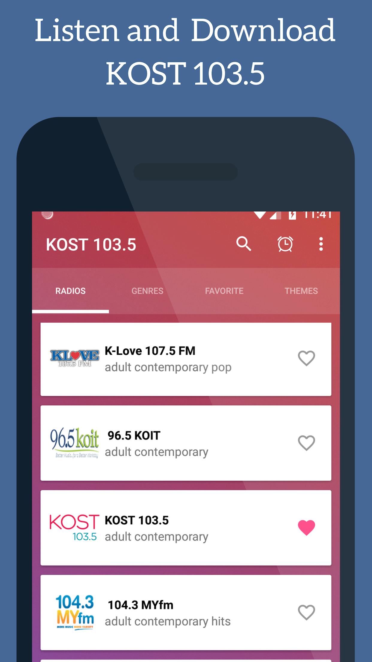 KOST 103.5 FM Radio Station Los Angeles California for Android - APK  Download