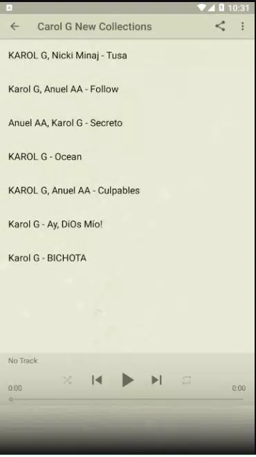 Descarga de APK de KAROL G - BICHOTA songs Mp3 (lengkappp) para Android