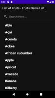 List Of Fruits -  Fruit Name List Dictionary capture d'écran 3