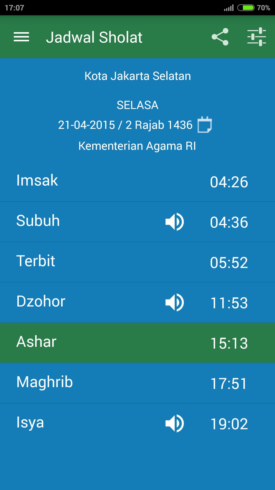 Jadwal Sholat Indonesia for Android - APK Download