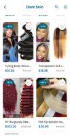 Wigs Online Shopping App ảnh chụp màn hình 1