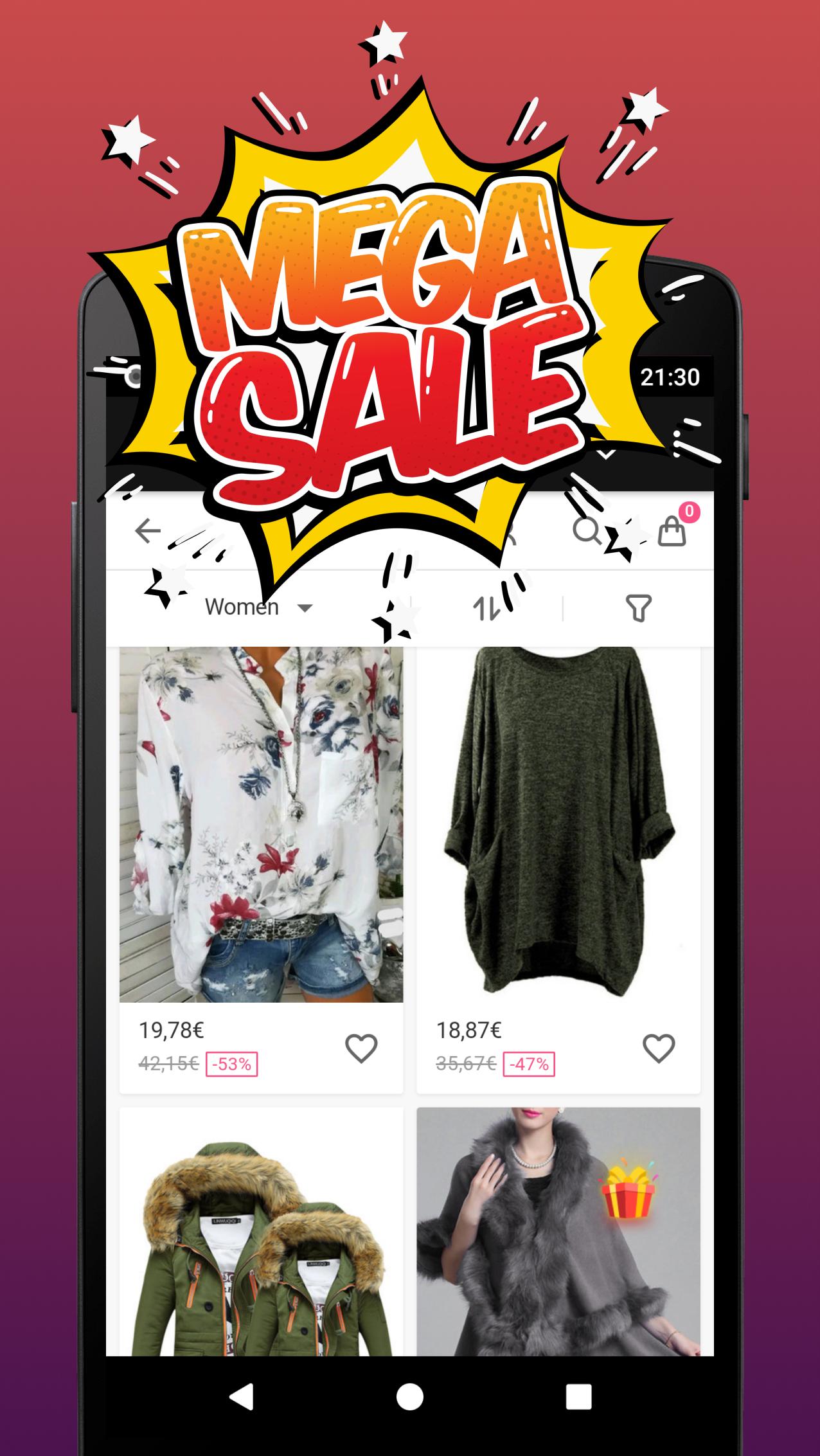 verlies uzelf Verdachte vlam SALE - goedkope kleding online winkelen app for Android - APK Download