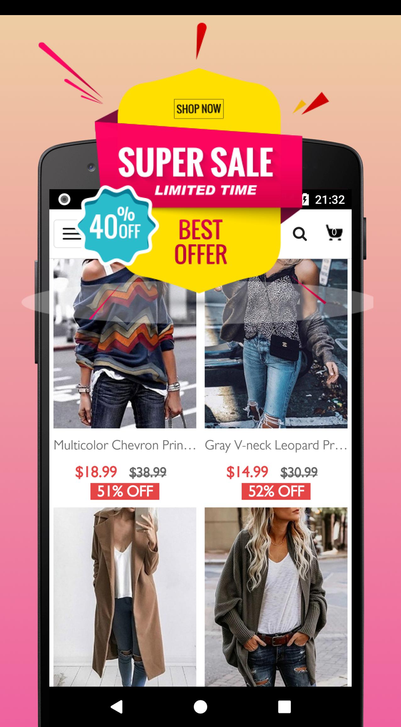 SALE - kleding online winkelen app for Android - APK Download