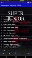 Super Junior Top Songs Offline capture d'écran 1