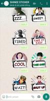 Sticker Chat KPOP SHINee WAStickerApps Affiche