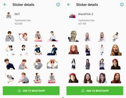 WAStickerApps Korean KPOP Idol for Whatsapp capture d'écran 3
