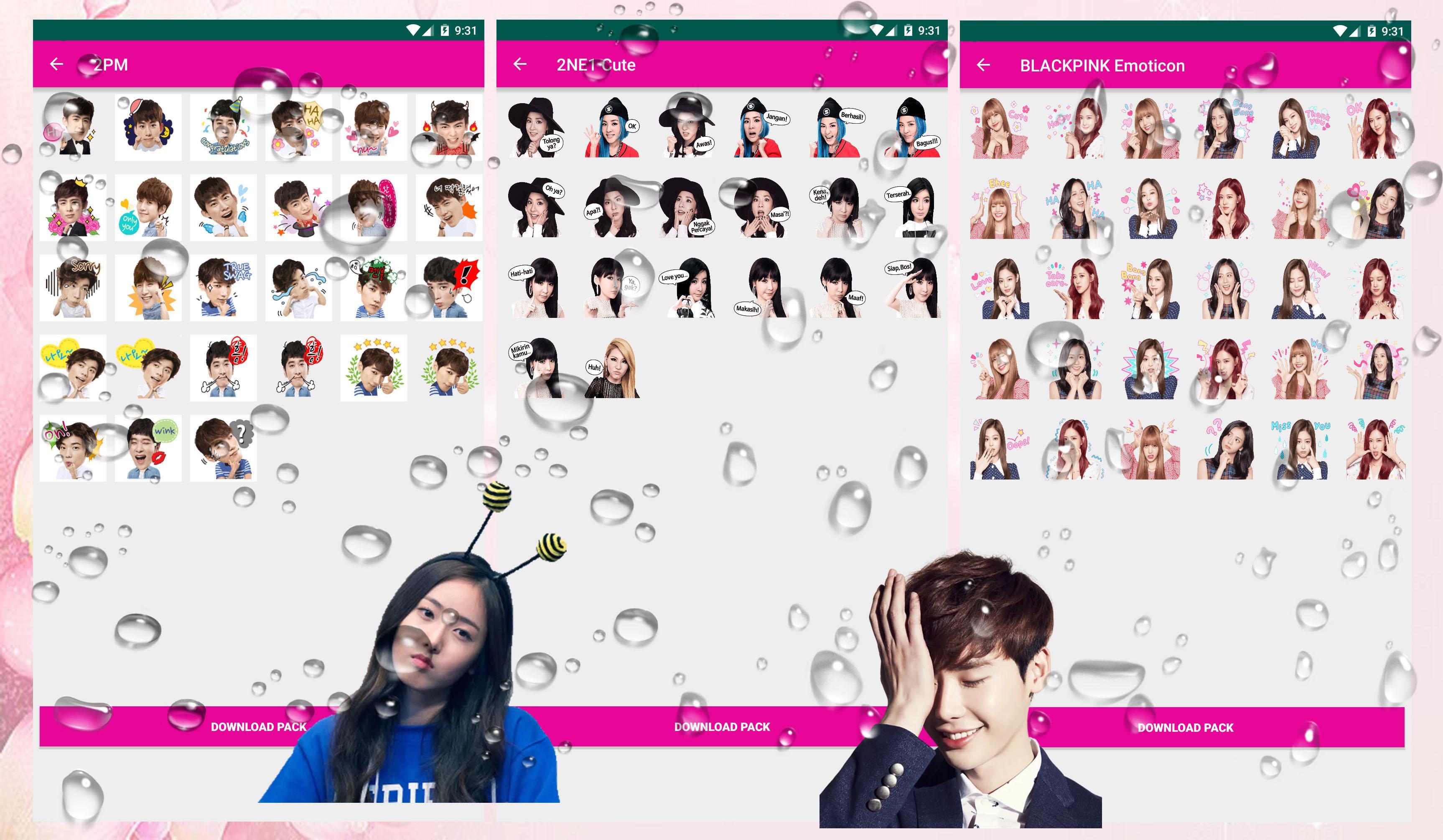 Wa Sticker Kpop Wastickerapps Korean For Whatsapp For Android