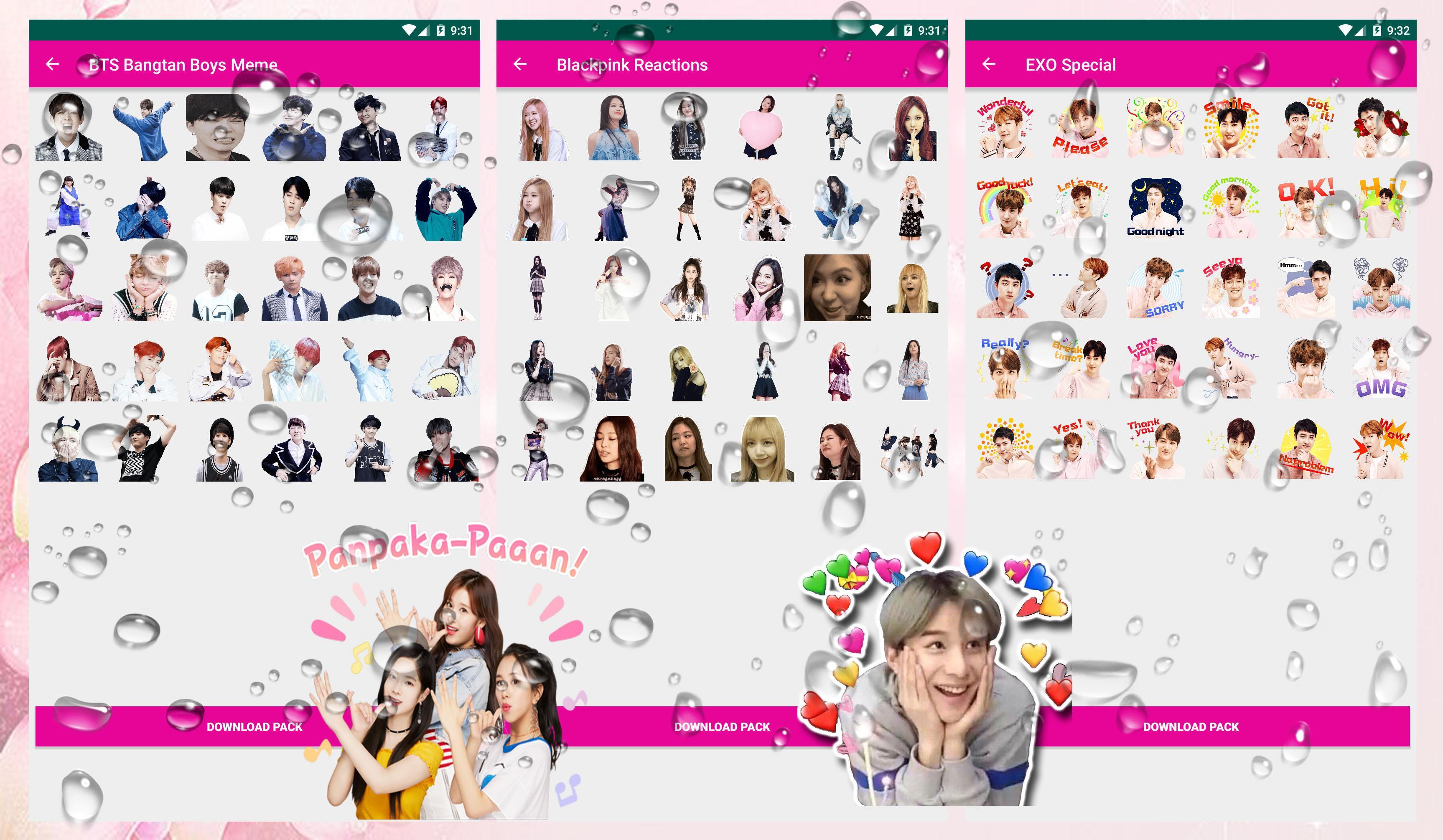 Wa Sticker Kpop Wastickerapps Korean For Whatsapp For Android