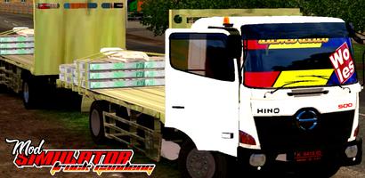 Mod Simulator Truk Gandeng captura de pantalla 1