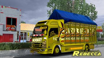 Mod dan Livery Truck Rebecca Poster
