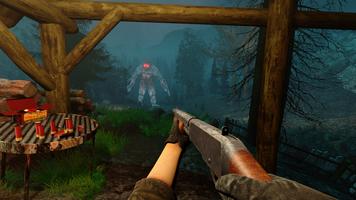 Bigfoot Hunting Giant invasion الملصق